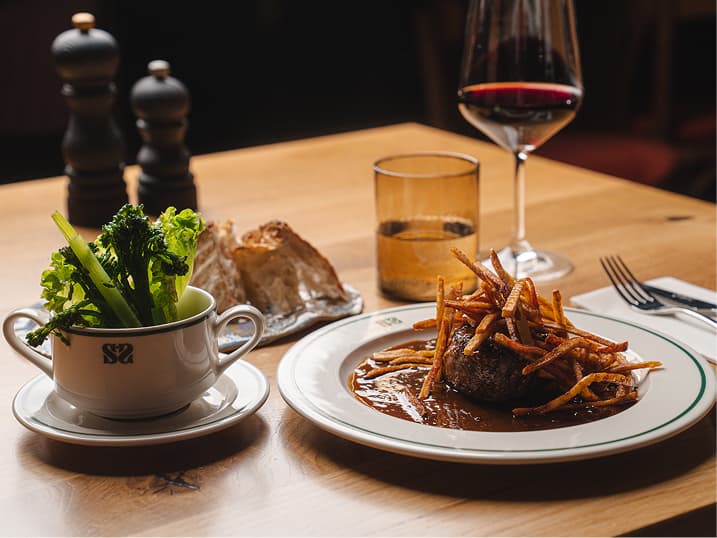 Restaurant interior main view